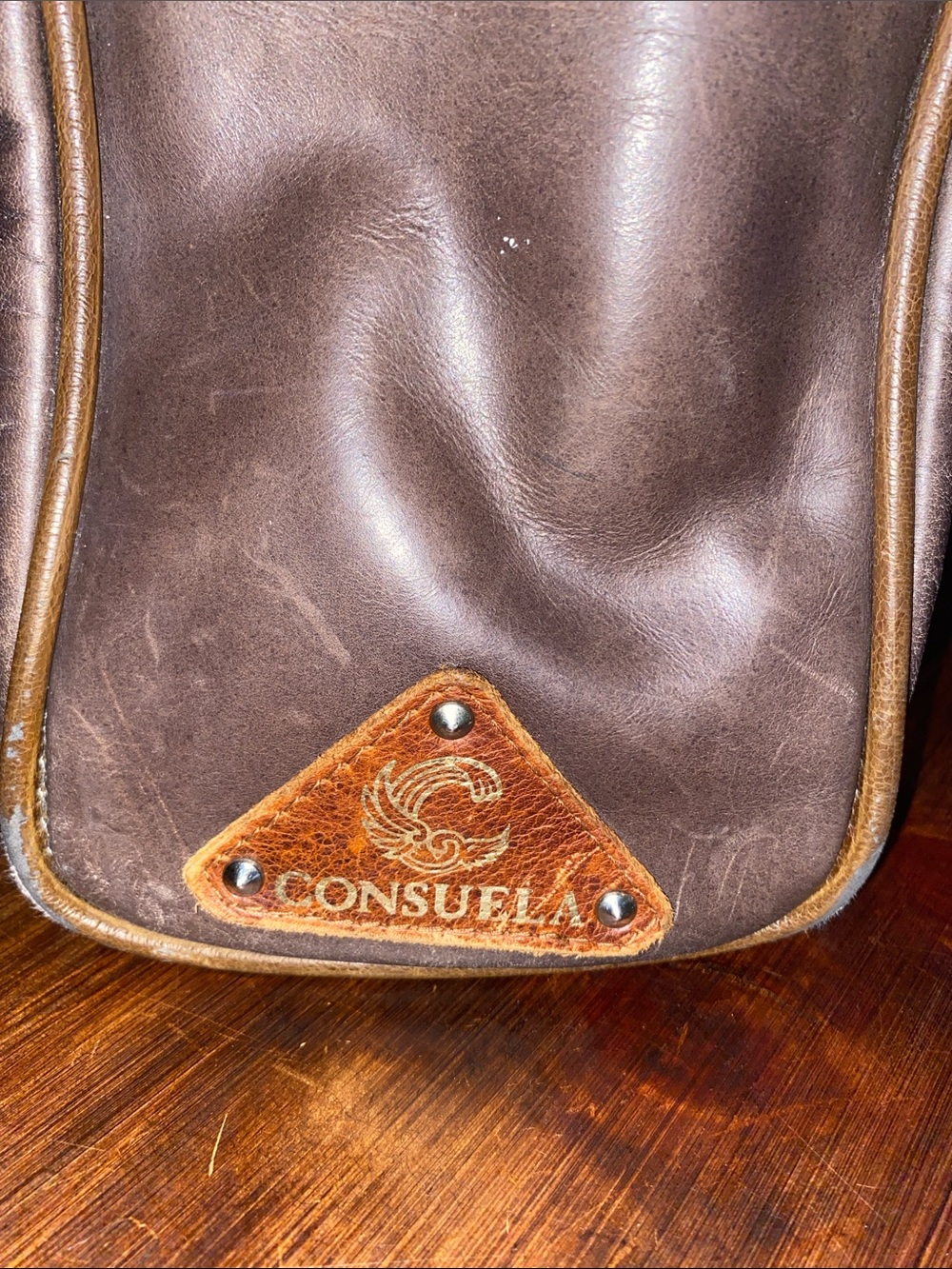 Consuela Leather Tote Bag - Brown - Picture 4 of 16
